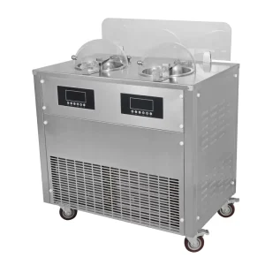 Commercial Hard Ice Cream Maker 20L/H Ice Cream for Ice Cream Shop Machine 2 Cylinders Gelato Machine