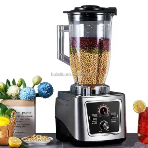 Commercial Heavy Duty Blender High Performance 6L Large Capacity One Click Multifunctional 5+ Speeds Turbo Mode BPA Free Soy