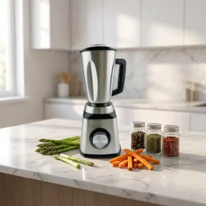 Commercial Heavy Duty Electric Blender 1.5L Capacity Stainless Steel Ice Crushing Multifunctional Kitchen