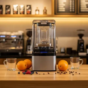 Commercial Heavy Duty Multifunctional Electric Battery Powered Glass Container Blender Juicer for Hotel Use