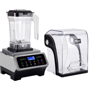 Commercial Heavy Duty Smoothie Blender 2L 1800W Pure Copper Motor Low Noise 5+ Speeds Adjustable Household Use
