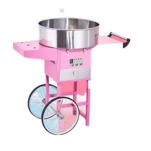 Commercial High Productivity Candy Floss Machine Pink Cotton Candy Maker Stainless Steel 110V/220V