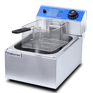 Commercial High Quality 6 Liter 1 Tank Stainless Steel Electric Deep Fryer Machine