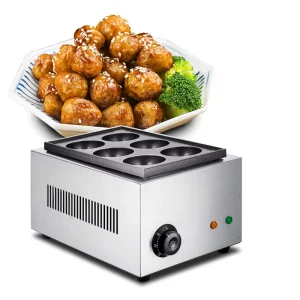 Commercial High Quality Automatic Electric Takoyaki Machine takoyaki Machine Motor Waffle Maker Snack Food