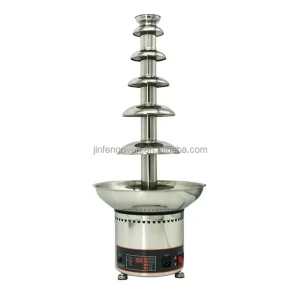Commercial Home 5-Tier Stainless Steel Chocolate Fountain Machine for Hotel & Restaurant Supplies