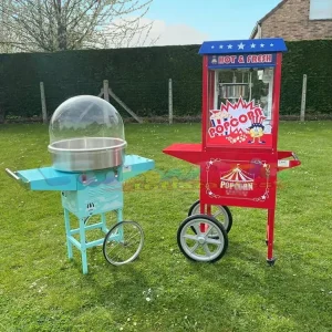 Commercial Hot Fresh Food Truck Maquinas De Pipocas Nostalgia Automatic Maker Vending Popcorn Making Machine