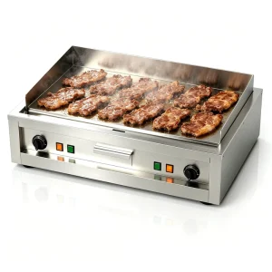 Commercial Hotel Kitchen Cooking Restaurant Equipment Desktop Electric Pancake Stove Teppanyaki BBQ Flat Grill Griddle