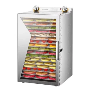 Commercial Household 18 Layer Food Dehydrator Stainless Steel Intelligent Fruit and Vegetable Drying Machine