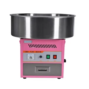 Commercial Household Cotton Candy Machine with Stainless Steel and Sugar Spoon for Carnivals Amusement Parks & Hotels