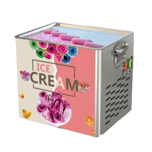 Commercial Household Mini Fruit Yogurt Ice Cream Roll Maker New Condition with Chocolate Ingredients for Fruit Processing