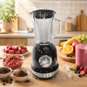 Commercial Household Stainless Steel 1000W Blender Mixer with Juicer and Ice Crusher