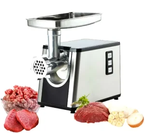 Commercial Household Stainless Steel Electric Meat Mincer Grinder Slicer High Efficiency App Controlled