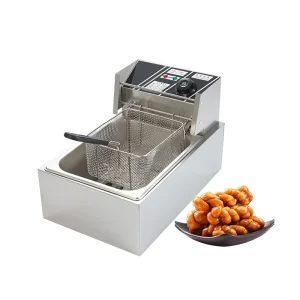 Commercial Household Stainless Steel High Quality Electric Deep Fryers Large Capacity 6L 220V Electric Deep Fryer