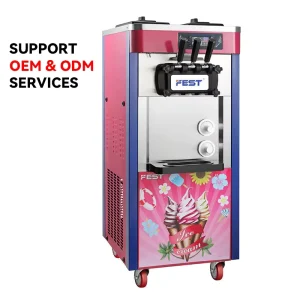 Commercial Ice Cream Industrial Big Capacity Pre cooling Stand Ice Cream Machine