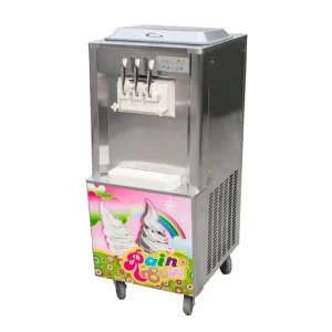 Commercial Ice Cream Machine 3 Flavors Machine for Making Soft Ice Cream Automatic Soft Ice Cream Making Machine