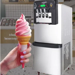 Commercial Ice Cream Machine 3 Flavors Machine for Making Soft Ice Cream Automatic Soft Ice Cream Making Machine Price