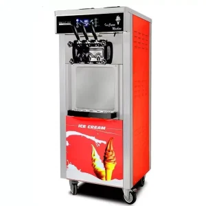 Commercial Ice Cream Maker Machine Batch Freezer Automatic Fresh Fruits Vertical Gelato Hard Ice Cream Machine