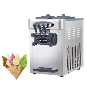 Commercial Ice Cream Maker Machine Table Top Soft Serve Ice Cream Machine