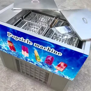 Commercial Ice Cream Popsicle Making Machine Stainless Steel Popsicle Molding Maker Yogurt Fruit Popsicle Molds Freezer Cabinet