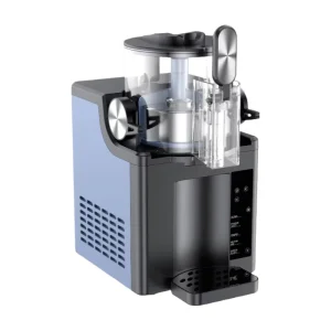 Commercial Ice Slush Machine 220W 2L Capacity Fully Automatic Cleaning Temperature Adjustable Frozen Drink Maker