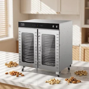 Commercial Industrial Food Dryer 40 Trays Stainless Steel Fruit Vegetable Meat Dryer Food Dehydrator