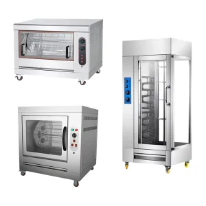 Commercial Industrial Horizontal Standing Gas Electric Chicken Rotary Grill Roaster Rotisserie Oven Machine for Restaurant