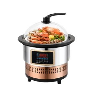 Commercial Intelligent Seafood Steam Pot Multi function Electric Steamer Steam Hot Pot All in one Cooker