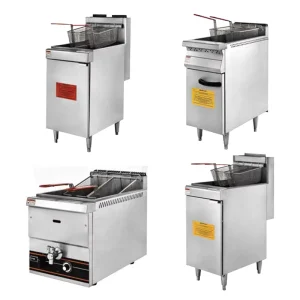 Commercial Kitchen Equipment 75L Induction Deep Fryer with Timer Electric Natural Gas Open Pot Propane for Restaurant Use