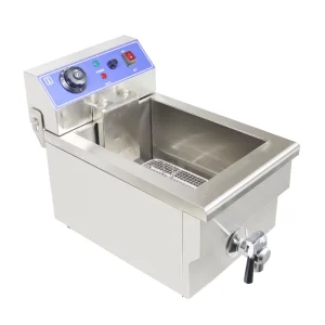 Commercial Kitchen Equipment Adjustable Industrial Deep Fryer With Temperature Control for Restaurant
