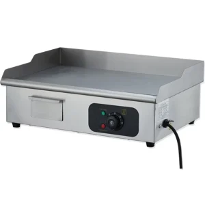 Commercial Kitchen Equipment Desktop Electric Griddles Grill Pans Machine with Non Stick Pan