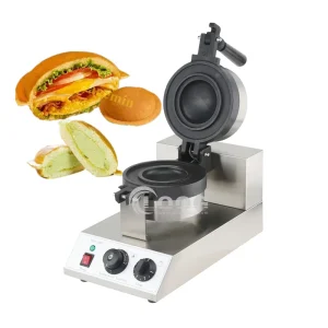 Commercial Kitchen Equipment Electric Gelato Panini Press Hamburger Sandwich Maker UFO Burger Machine