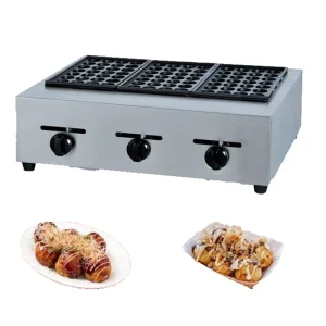Commercial Kitchen Equipment Electric Takoyaki Maker Machine 8 Holes Non Stick Octopus Fish Ball Grill Pan for Takoyaki