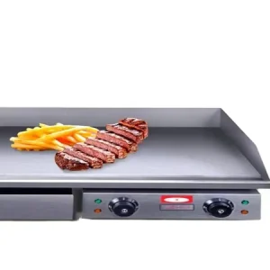 Commercial Kitchen Equipment Stainless Steel Countertop Burger Griddle Electric Griddle Grill