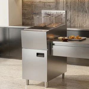 Commercial Kitchen Gas Deep Fryer Floor Standing Stainless Steel Deep Fat Fryer for Fast Food Restaurant Use