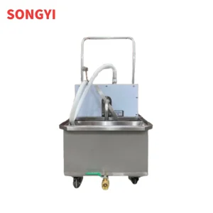 Commercial Kitchen Machine Fast Food Snack Deep Fryer 48L Stainless Steel Electric Oil Filtering