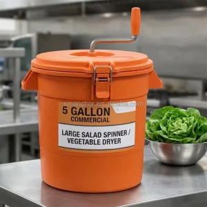 Commercial Kitchen Salad Spinner Plastic Cup Vegetable Washer Dryer Strainer Drainer Lettuce Spinner Tool