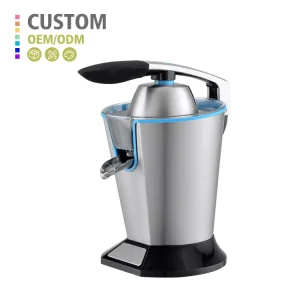 Commercial Large Caliber Juicer Stainless Steel Cold Press Slow Juicer Extractor with Handle