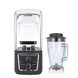 Commercial Large Capacity 4L High Power Fruit Smoothie Blender & Juicer with Mashing 5+ Speeds Leak Proof Soundproof