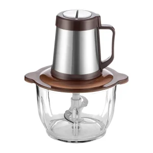 Commercial Large Capacity Electric Meat Grinder Stainless Steel Multi function Food Chopper Vegetable Mincer Garlic Processor