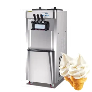 Commercial Maker Professional Manufacturer Three Flavor Soft Serve Ice Cream Machine Softy Ice Cream