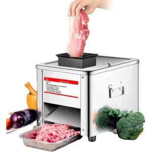 Commercial Meat Cutter Machine Stainless Steel Vegetable Cutting Machine 850W Household Slicing Shredding Cutting Food Processor