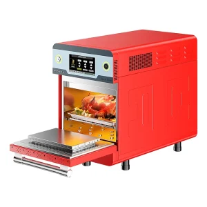 Commercial Microwave Oven Portable Stainless Steel 220V High Productivity for Restaurants Fast Steaming Baking Air