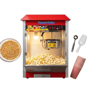 Commercial Mini Electric Popcorn Maker Industrial Warming Machine for Popcorn Concession or Movie Theater Use
