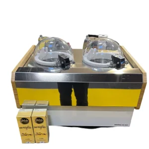 Commercial Mini Gelato Milano V2 Ice Maker Tabletop Fruit Stainless Steel Milk Nuts Dual Voltage Energy Star Certified 2 Year