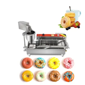 Commercial Mochi Donut Frying Machine Automatic and Efficient 4 row High capacity Fryer