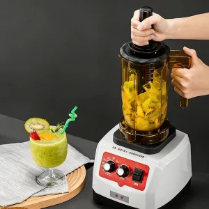 Commercial Multifunctional Blender Pure Copper Motor 1600W 1.2L Ice Crushing Smoothie Juice Extractor for Bubble Tea Coffee