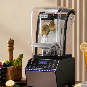 Commercial Multifunctional Heavy Duty Silent 2L Blender Smoothies Maker 5-Speed Variable Control for Milk Tea Shops Hotels