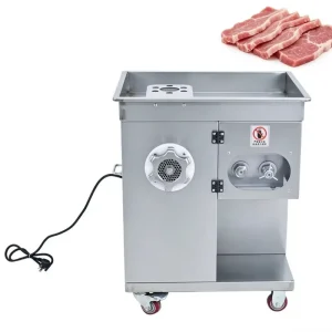 Commercial Multifunctional Meat Grinder Slicer 2in1 Meat Cutting Grinding Machine 304 Stainless Steel for Restaurant Butcher