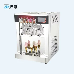 Commercial New High Productivity 3+2 Flavors Ice Cream Maker with Yogurt Milk Chocolate Water Soft Serve Machine