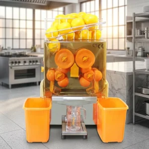 Commercial Orange Juicer Machine 20 Oranges Minute Large Capacity 20 Oranges Min Output Orange Juicer